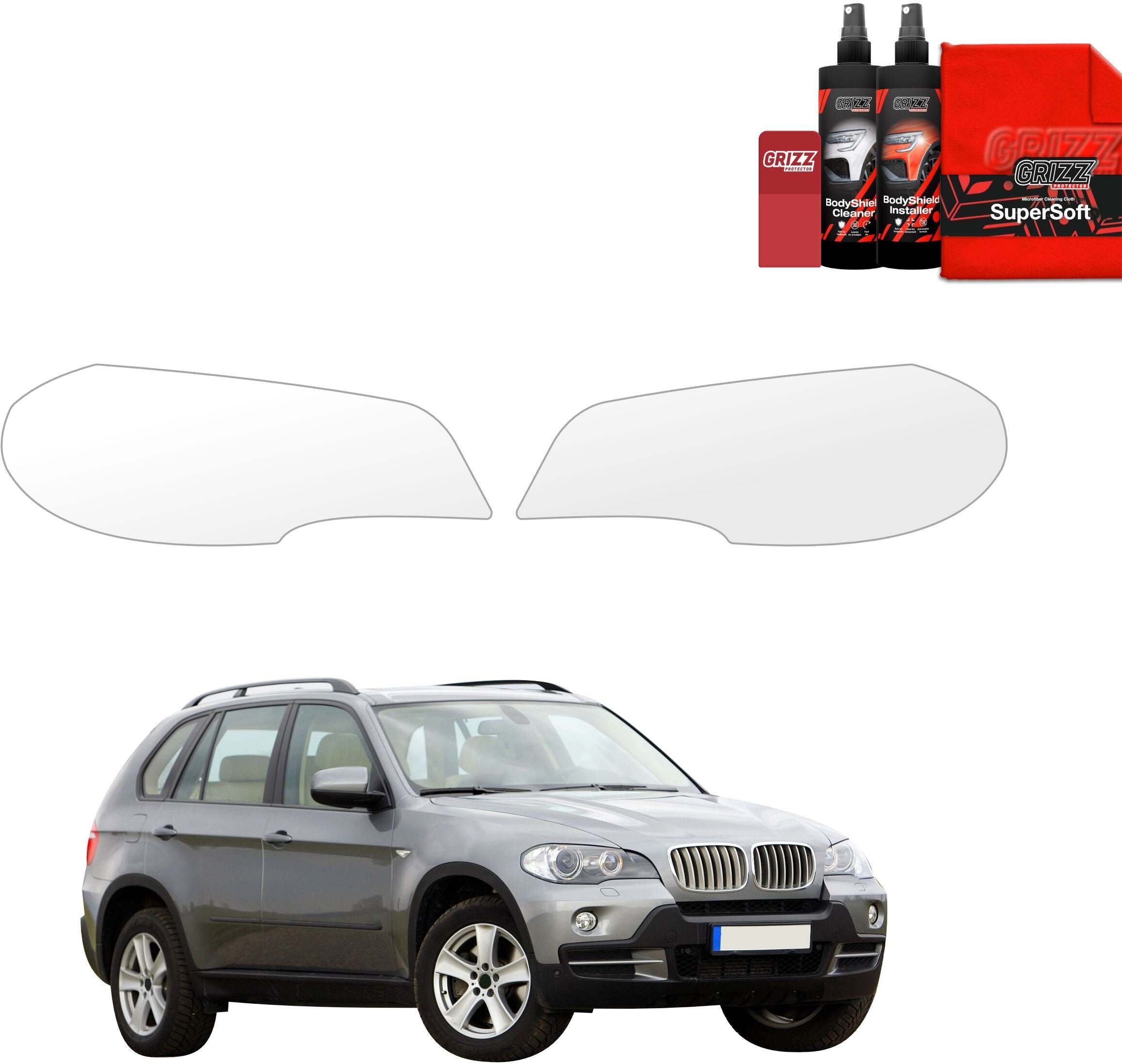 GrizzGlass Bezbarwna folia BodyShieldlampy do BMW